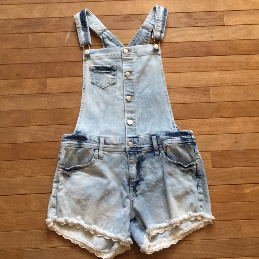 Acid wash overalls